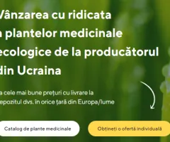 Vânzarea de plante medicinale în vrac de la producător la cele mai bune prețuri